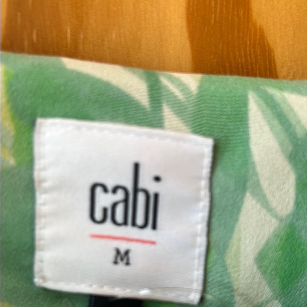 - Cabi Tropical Castaway Green Sundress Style 5235- Size Medium - Picture 6 of 9